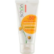 ضد آفتاب بی رنگ spf50 پوست خشک شون
