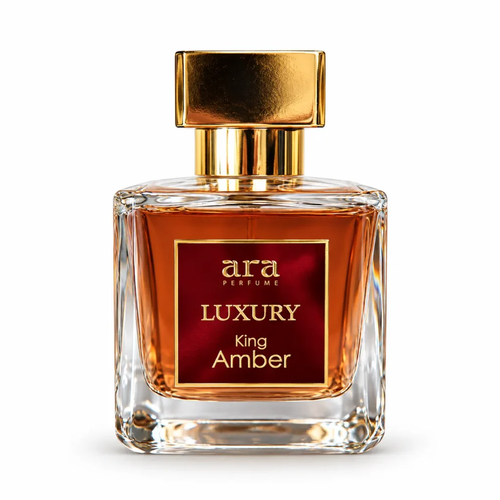 ادکلن لاکچری آرا مدل کینگ آمبر King Amber حجم ۱۰۰ میلی‌لیتر
